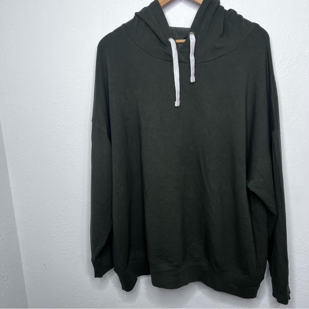 Buffalo David Bitton Tops Super Soft Stretch Fleece Hoodie Color:Green Size: XXL